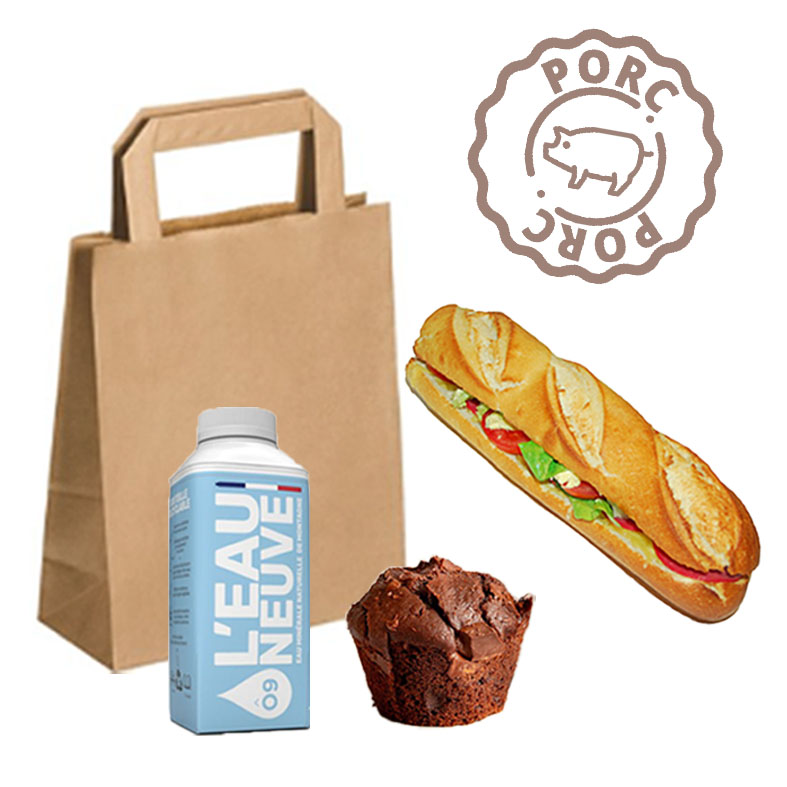 Formule sandwich STANDARD Jambon & Muffin au chocolat
