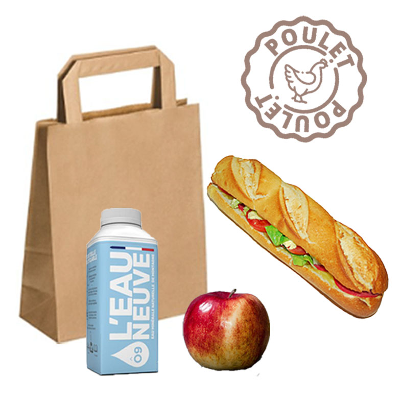Formule sandwich HAUT DE GAMME Poulet & Fruit de saisons